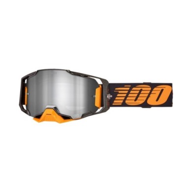 100percent 100 % Armega HIPER Goggle Acosta – Spiegelglas in Silber