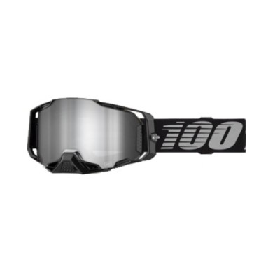 100percent 100% Armega Goggle Black - Mirror Silver Lens