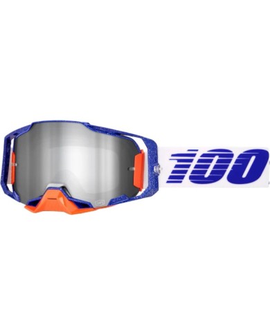 100percent 100 % ARMEGA Goggle Lavingaad – Spiegelglas Silver Flash