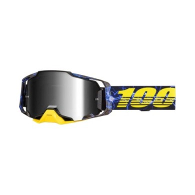 100percent 100% ARMEGA Goggle Fury - Lenti Mirror Silver