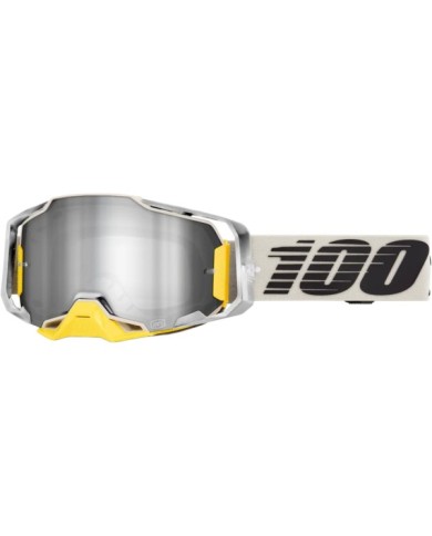 100percent 100% ARMEGA Goggle Lavingaad - Mirror Silver Flash Lens
