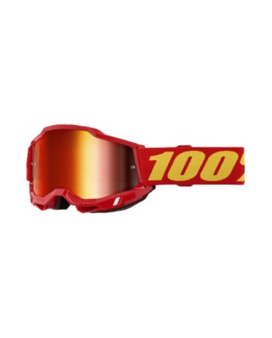 100percent 100% Accuri 2 Goggle Rosso - Lenti Mirror Red