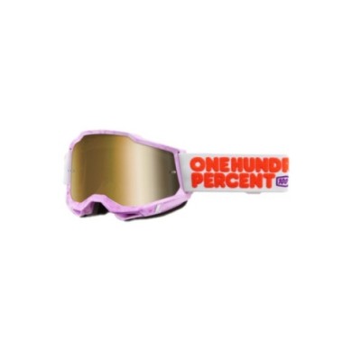 100percent 100% Accuri 2 Goggle Hundreds - Lenti Mirror True Gold
