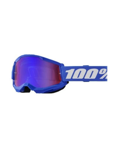 100percent 100% Strata 2 Goggle Blue - Lenti Mirror Red Blue