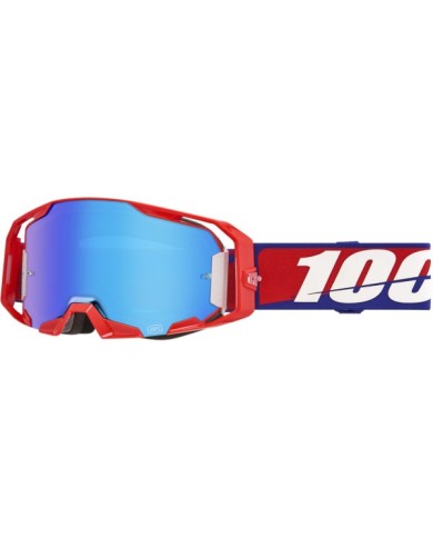 100percent 100% Armatic Goggle Best - Lenti blu a specchio