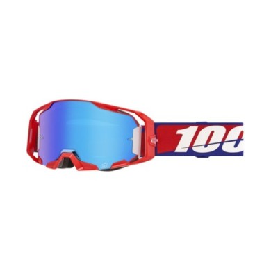100percent 100% Armatic Goggle Best - Lenti blu a specchio