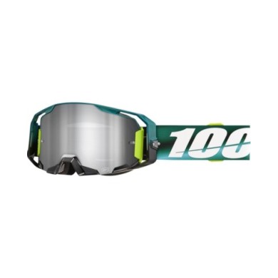 100percent 100 % Armatic Goggle Polarity – verspiegelte silberne Gläser