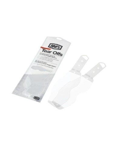 100percent 100% RC2 AC2 ST2 Laminated Tear-Offs 2 x 7 PK