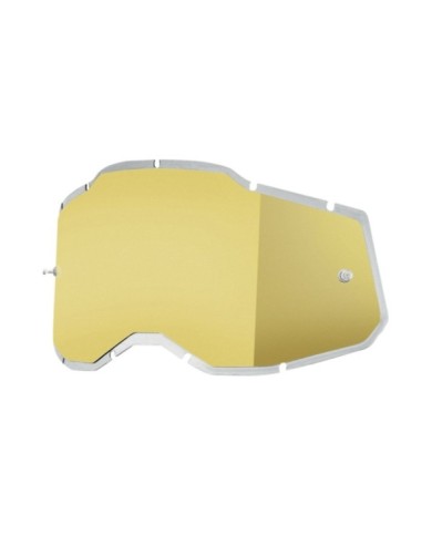 100percent 100% RC2 AC2 ST2 Plus Replacement - Injected Mirror Gold Len