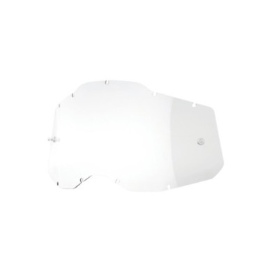 100percent 100% AC2 ST2 Junior Replacement - Sheet Clear Lens