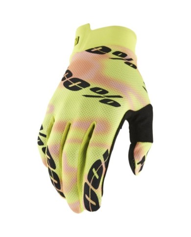 100percent 100% ITRACK Gloves - Kaledo schwarz-orange-gelb