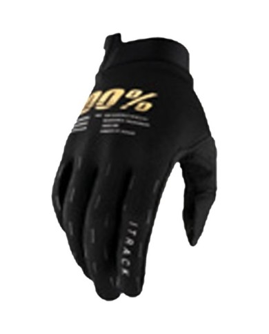 100percent 100% Itrack Gloves Black noir