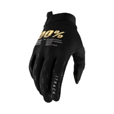 100percent 100% Itrack Gloves Black noir