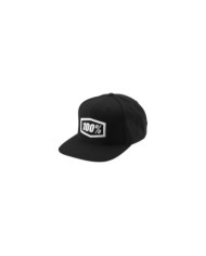 100percent 100% Icon Youth Snapback Hat black