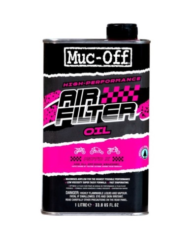 Muc-Off Olio per filtri aria moto 1L