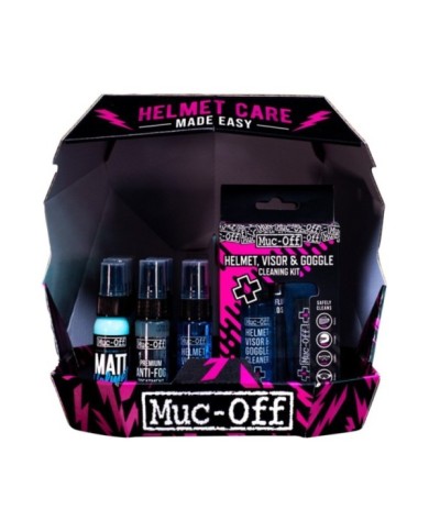 Muc-Off Motorradhelm-Verkaufsdisplay