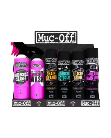 Muc-Off Slatt Wall Display CPL – City Moto Starter Pack
