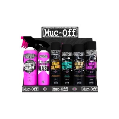 Muc-Off Slatt Wall Display CPL – City Moto Starter Pack
