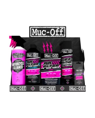 Muc-Off Slatt Wall Display OFF Road & MX Starter Pack