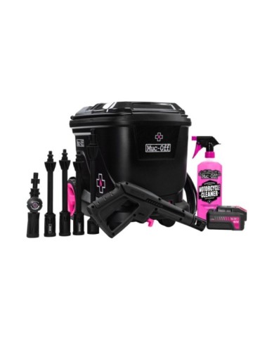 Muc-Off Mobiler Hochdruckreiniger & 1 l Motorradreiniger
