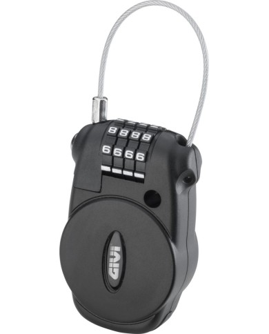 GIVI Cavo retrattile con combinazione