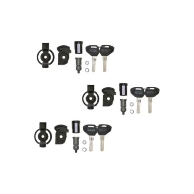 GIVI Set di lucchetti, 3 pezzi