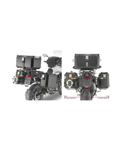 GIVI Support de valise latérale en tube d'acier spécifique PL CAM