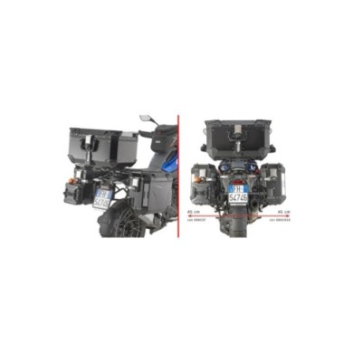 GIVI Support de valise latérale en tube d'acier spécifique PL CAM
