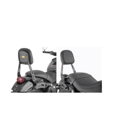 GIVI Dossier passager sans support, noir