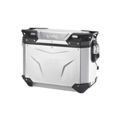 GIVI Trekker Outback EVO 37 Anodizzato alluminio Sinistra