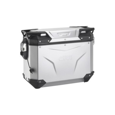 GIVI Trekker Outback EVO 37 Anodizzato alluminio. Diritto