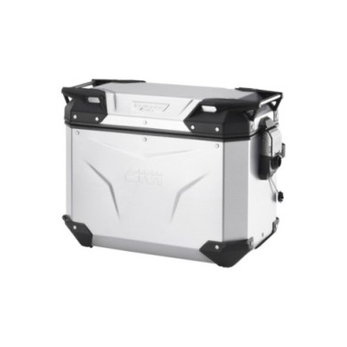 GIVI Trekker Outback EVO 44l Links Eloxiert Alum.