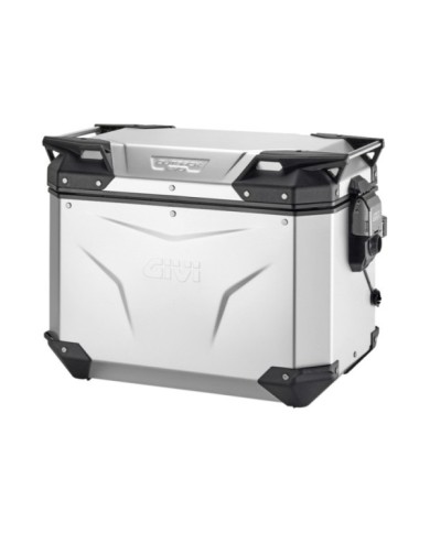 GIVI Trekker Outback EVO 48l Gauche Anodisé Alum.