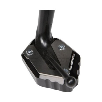 SW-MOTECH Piastra per cavalletto laterale nero-argento.