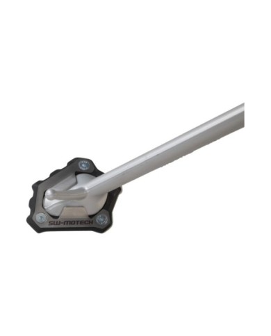 SW-MOTECH Piastra per cavalletto laterale nero-argento.