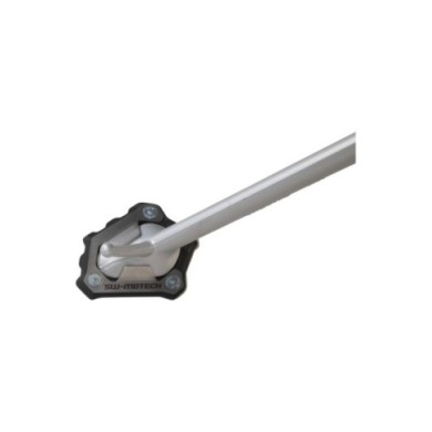 SW-MOTECH Piastra per cavalletto laterale nero-argento.