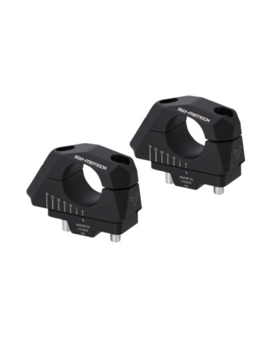 SW-MOTECH Déport de guidon vario 32 mm, noir