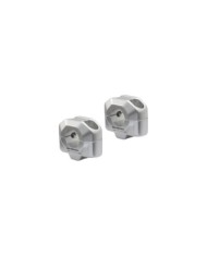 SW-MOTECH Manopole manubrio 20 mm manubrio 22 mm argento