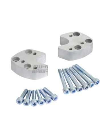 SW-MOTECH Manopole manubrio 30 mm argento