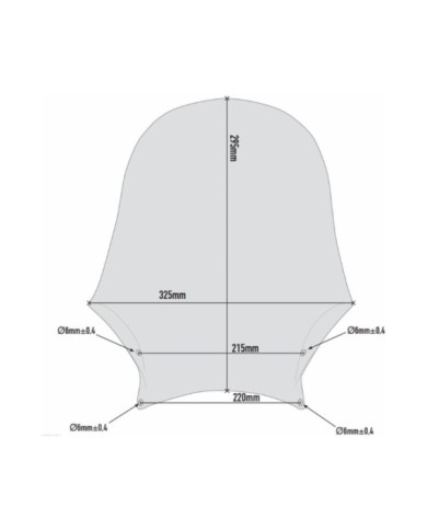 GIVI Pare-brise transparent