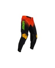 Leatt Pant Moto 4.5 Citrus schwarz-lime-rot