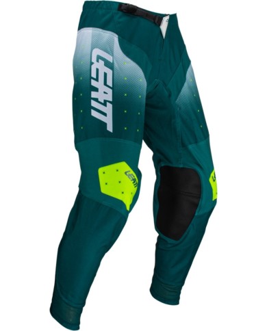 Leatt Pantaloni da moto 4.5 Acid Fuel bianco-verde-lime