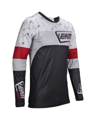 Leatt Jersey Moto 4.5 Enduro Ice schwarz-weiss-grau