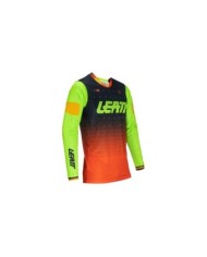 Leatt Maglia Moto 4.5 Lite Citrus nero-lime-rosso