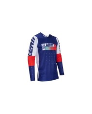 Leatt Maglia Moto 4.5 Lite Blu reale-bianco-rosso