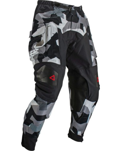 Leatt Pantaloni da moto 4.5 HydraDri Forge nero-grigio-mimetico