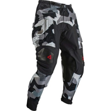 Leatt Pantaloni da moto 4.5 HydraDri Forge nero-grigio-mimetico