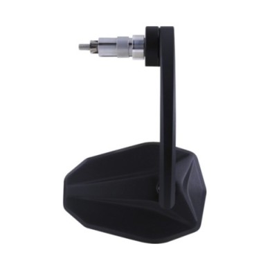 Highsider Specchietto retrovisore per estremità manubrio CNC VICTORY-BLAST EVO nero