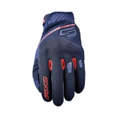Five Gloves Guanti RS3 EVO Airflow nero-rosso