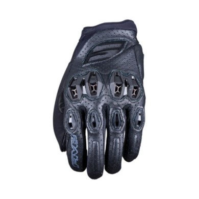 Five Gloves Guanti Stunt Evo 2 in pelle nera